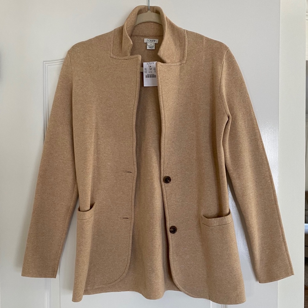 Jcrew sweater blazer